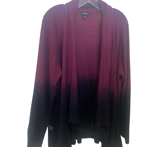Torrid Cardigan sweater Sz 2 - Picture 3 of 9